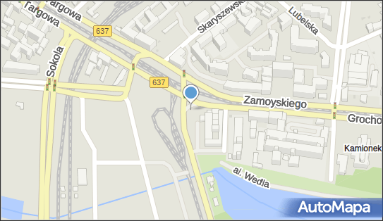 Monitoring miejski, Aleja Zieleniecka, Warszawa - Monitoring miejski