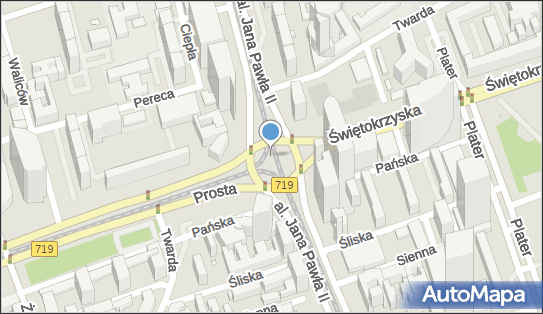Monitoring miejski, Metro Rondo ONZ, Warszawa - Monitoring miejski