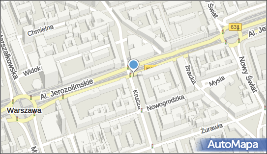 Monitoring miejski, Aleje Jerozolimskie x Krucza, Warszawa - Monitoring miejski