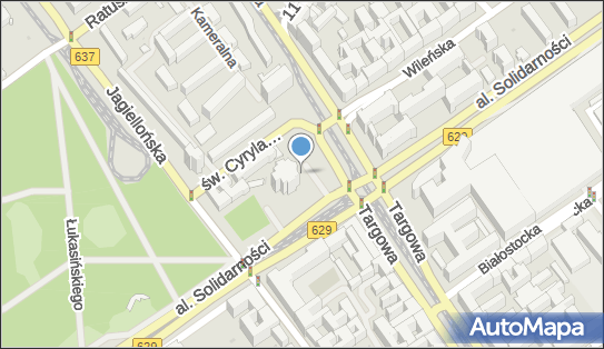 Monitoring miejski, Aleja Solidarności, Warszawa - Monitoring miejski