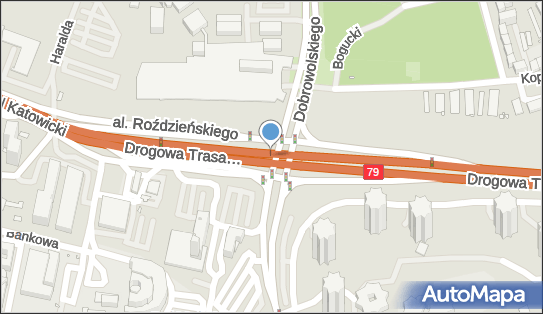 Monitoring miejski, Drogowa Trasa Średnicowa79902, Katowice 40-205 - Monitoring miejski