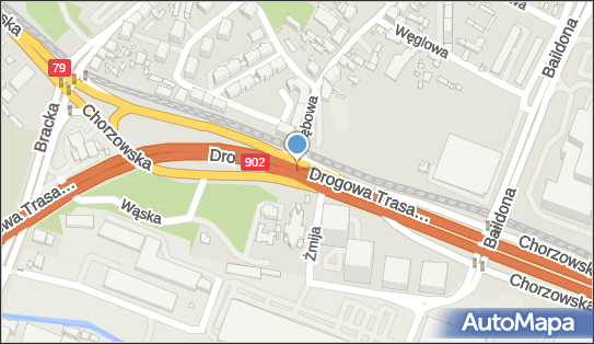 Monitoring miejski, Drogowa Trasa Średnicowa902, Katowice od 40-101 do 40-121 - Monitoring miejski