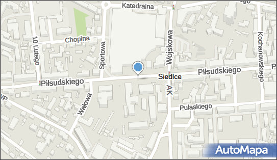 Monitoring miejski, Piłsudskiego Józefa, marsz., Siedlce 08-100, 08-110 - Monitoring miejski