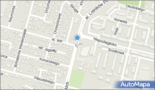 Monitoring miejski, Aleja Wojska Polskiego, Świdnik - Monitoring miejski