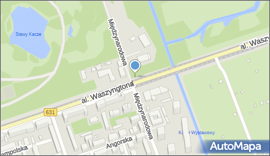 Monitoring miejski, DW 631, Aleja Jerzego Waszyngtona, Warszawa - Monitoring miejski