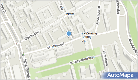 Monitoring miejski, Plac Mirowski, Warszawa - Monitoring miejski