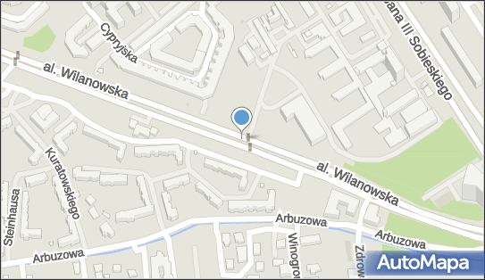 Monitoring miejski, Aleja Wilanowska, Warszawa - Monitoring miejski
