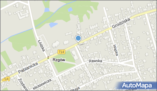 Monitoring miejski, DW 714, Grodziska, Rzgów - Monitoring miejski