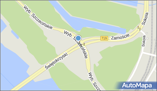Monitoring miejski, Most Świętokrzyski719, Warszawa - Monitoring miejski