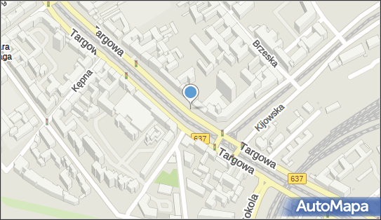 Stara Praga, DW 637, Targowa, Warszawa - Monitoring miejski