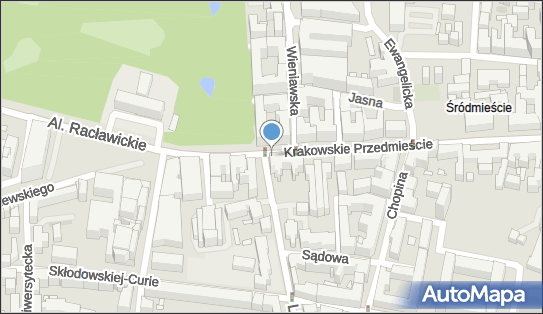 ul. Lipowa, Krakowskie Przedmieście, Lublin 20-001, 20-002, 20-076 - Monitoring miejski