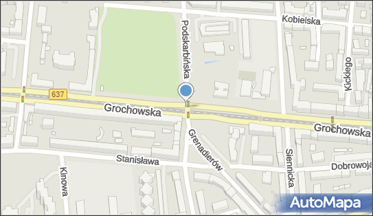 Warszawa - Grochów, DW 637, Grochowska, Praga Południe - Monitoring miejski
