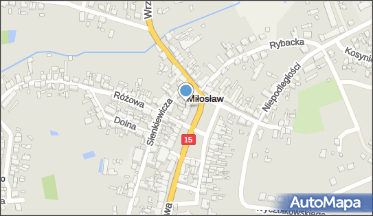 Monopolowy - Sklep, Plac Wiosny Ludów 23, Miłosław - Monopolowy - Sklep