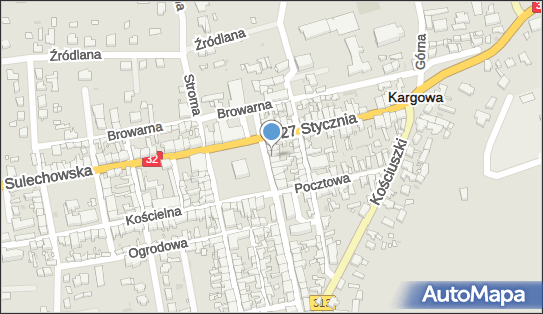 Odzieżowy - Sklep, Rynek 11, Kargowa - Odzieżowy - Sklep