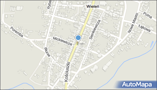 Odzieżowy - Sklep, gen. Tadeusza Kościuszki 21, Wieleń - Odzieżowy - Sklep