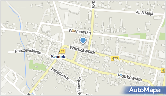 Odzieżowy - Sklep, Warszawska 1, Szadek 98-240 - Odzieżowy - Sklep