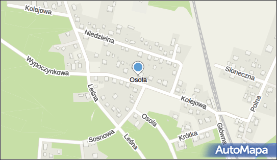 Ośrodek letniskowy, Kolejowa 26, Osola 55-120 - Ośrodek wypoczynkowy