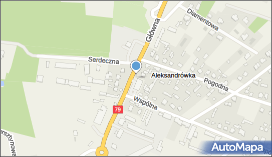 Paczkomat InPost ADR01M, Główna 23, Aleksandrówka 26-900