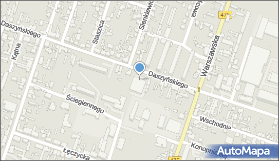 Paczkomat InPost ALL01N, Daszyńskiego 14, Aleksandrów Łódzki 95-070