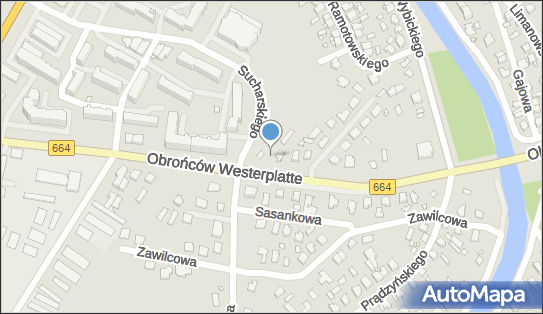 Paczkomat InPost AUG04M, Obrońców Westerplatte 21A, Augustów 16-300