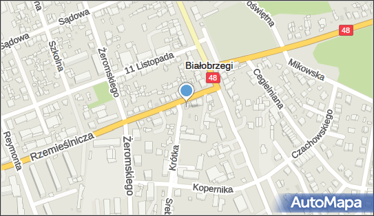 Paczkomat InPost BBG01M, Rzemieślnicza 7, Białobrzegi 26-800