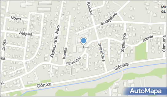 Paczkomat InPost BBI01APP, Straconki 115, Bielsko-Biała 43-300