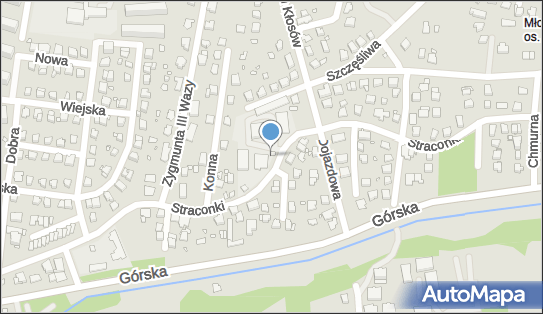 Paczkomat InPost BBI01APP, Straconki 115, Bielsko-Biała 43-300