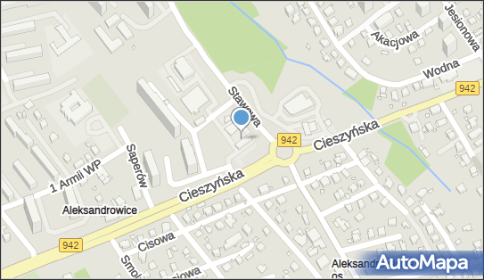 Paczkomat InPost BBI06N, Cieszyńska 176, Bielsko-Biała 43-303