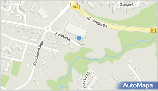 Paczkomat InPost BBI11A, Kowalska 49, Bielsko-Biała 43-316