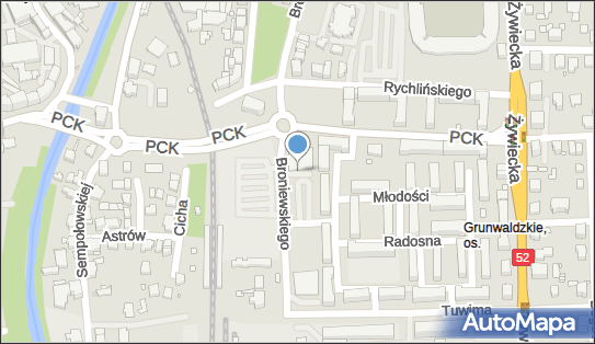 Paczkomat InPost BBI16A, Broniewskiego 31, Bielsko-Biała 43-300