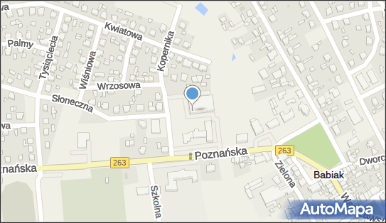 Paczkomat InPost BBK01M, Sezamowa 2, Babiak 62-620