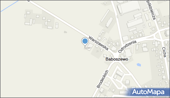 Paczkomat InPost BBS01BAPP, Warszawska 15A, Baboszewo 09-130