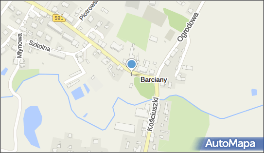 Paczkomat InPost BCI01M, Wojska Polskiego 6, Barciany 11-410