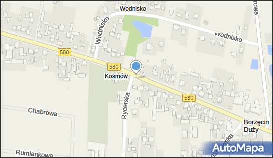Paczkomat InPost BDX02M, Rycerska 16, Borzęcin Duży 05-083
