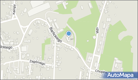Paczkomat InPost BED01M, Barlickiego 2B, Będzin 42-506