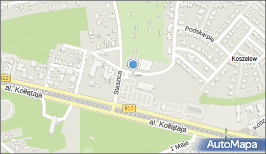 Paczkomat InPost BED01N, al. Hugona Kołłątaja 103, Będzin 42-500