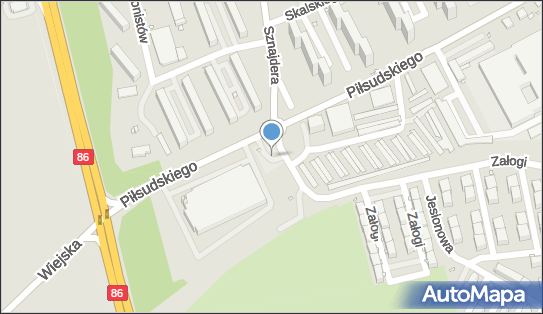Paczkomat InPost BED08N, Piłsudskiego 103, Będzin 42-500