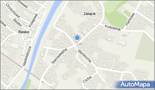 Paczkomat InPost BES02M, Starowiejska 42, Besko 38-524