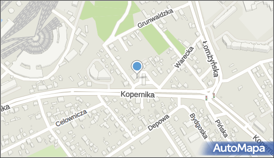 Paczkomat InPost BIA01A, Kopernika 38, Białystok 15-397