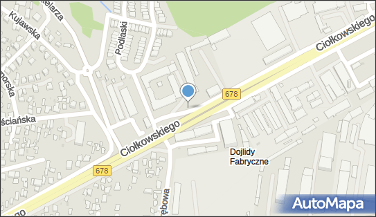 Paczkomat InPost BIA02BAPP, Ciołkowskiego 157, Białystok 15-545