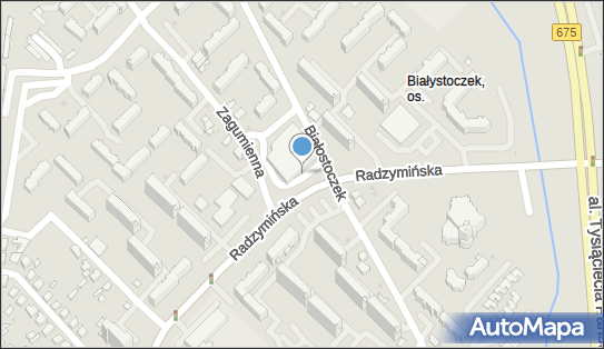 Paczkomat InPost BIA03A, Radzymińska 14, Białystok 15-863