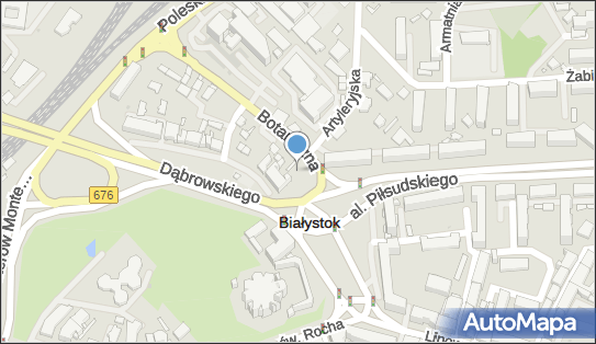 Paczkomat InPost BIA05IM, Dąbrowskiego 14, Białystok 15-872