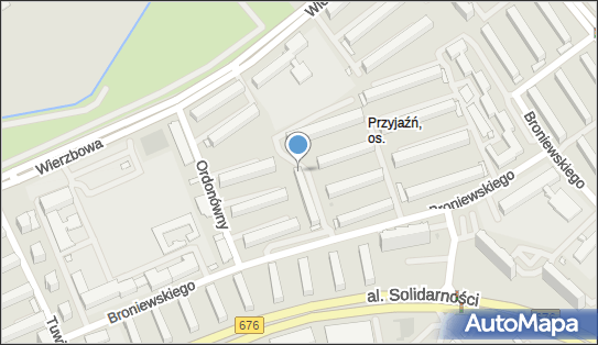 Paczkomat InPost BIA07APP, Broniewskiego 10, Białystok 15-748