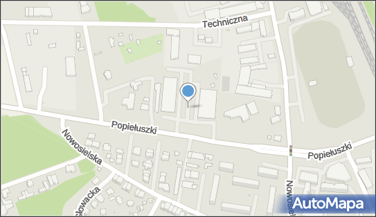 Paczkomat InPost BIA109M, Popiełuszki 118A, Białystok 15-657