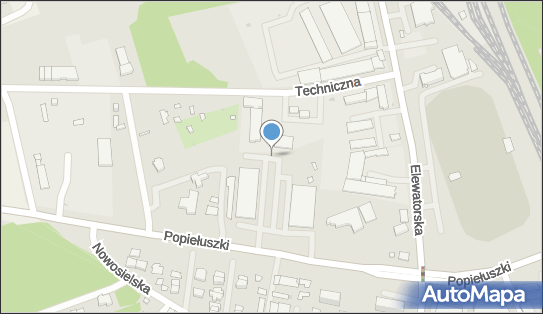 Paczkomat InPost BIA109M, Popiełuszki 118A, Białystok 15-657