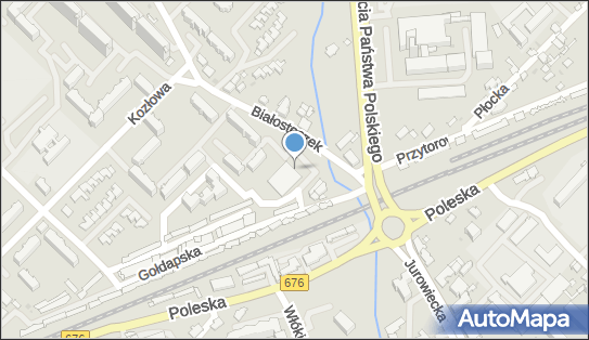 Paczkomat InPost BIA46M, Białostoczek 1/1, Białystok 15-869