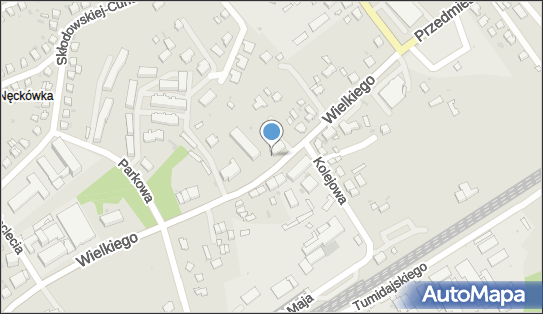 Paczkomat InPost BIE01A, Kazimierza Wielkiego 28, Biecz 38-340