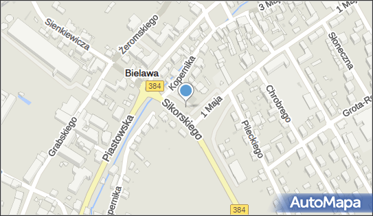 Paczkomat InPost BLA01M, Mikołaja Kopernika 9, Bielawa 58-260