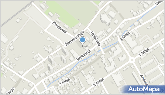 Paczkomat InPost BLA01N, Żeromskiego 63B, Bielawa 58-260