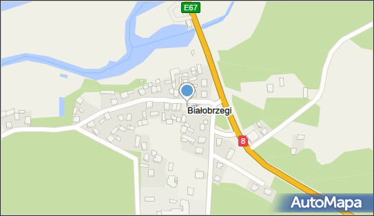 Paczkomat InPost BLB01APP, Białobrzegi 67A, Białobrzegi 16-300